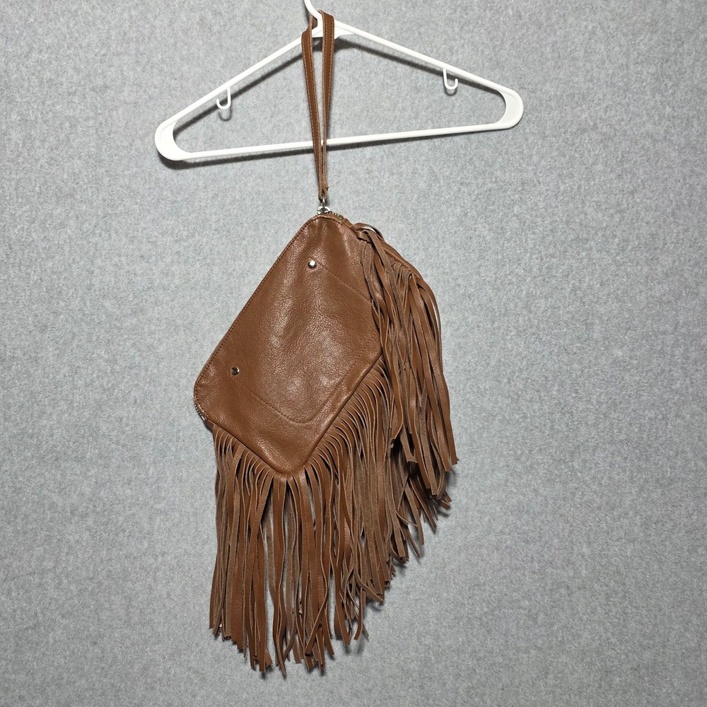 Linea Pelle Fringe wrist purse - Picture 2 of 12
